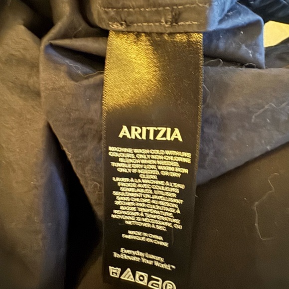 Aritiza Black Midi Dress with Spaghetti Straps - Picture 5 of 6